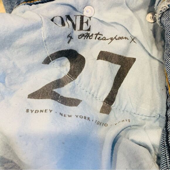 One BY ONE TEASPOON Trashed Free bird Jeans Size 27 - Picture 10 of 12